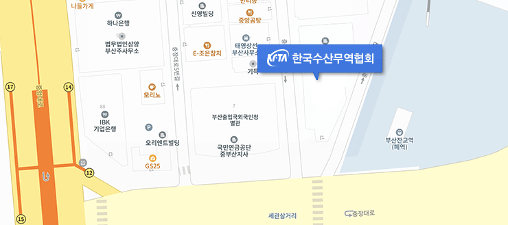 부산지부 지도